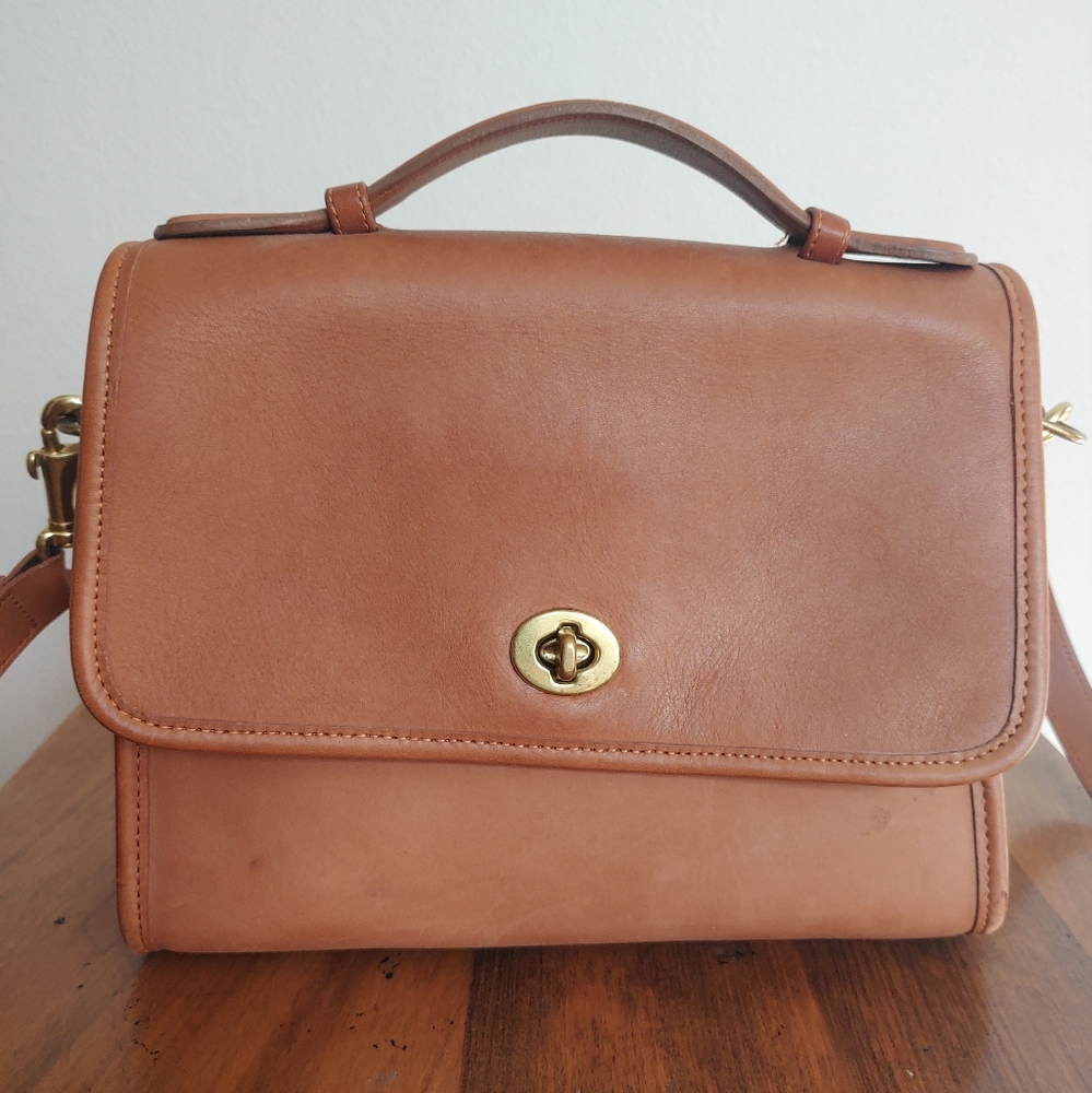 Vintage Coach Court Handbag